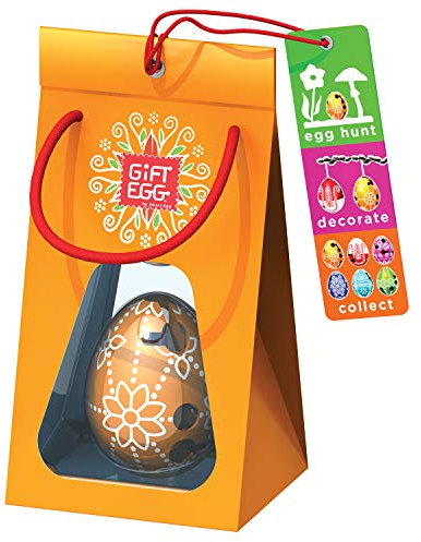 Osterei Orange: 3D-Labyrinth-Puzzle, Überraschungsspielzeug für Eiersuche und Osterdekoration, Alles in einem, EIN Smart Geschenk für Ostern
