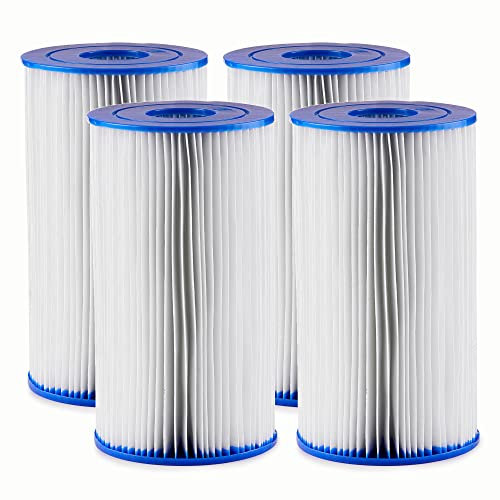 Bestway 58095E - Cartucho de repuesto para bomba de filtro de piscina tipo IV o tipo B para bombas de filtro de 2.100 a 2.500 GPH, paquete de 4