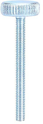 Hilitand 5 stk. M3 Flachrändelkopfschraube Verzinktem Kohlenstoffstahl Rändelkopf Rändelschraube für Elektrowerkzeuge (M3*30)