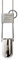 Zahn Cup Viscosity Cup Viscometer Dip Type Immersion in acciaio inox 44ml Volume Cup (#1/#2/#3/#4/#5) per testare la viscosità del liquido Newtonian o approssimativo Newtonian, NO.1, 1