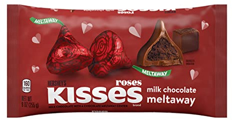 Hershey's Roses Kisses Meltaway, Milchschokolade, ideal zum Verschenken, 255 g