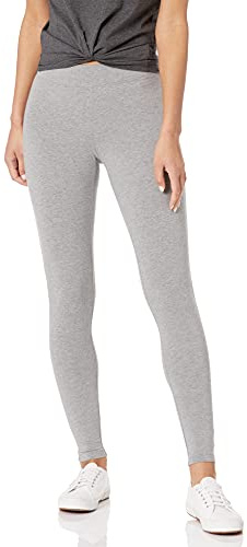 Amazon Essentials Women's Soft Leggings, Grey Heather, X-Large