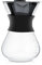 NIMOA 400ml Handkaffeekanne aus Glas - Manuelle Glaskanne mit Edelstahlfilter