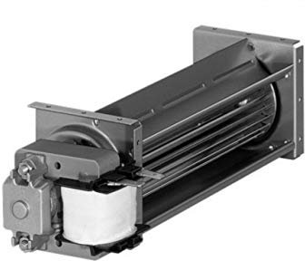 Xodo Store - Ventilador tangencial, longitud total: 282 mm, tamaño de la boquilla: 200 x 40 mm, para estufa de pellets nórdico extraplana