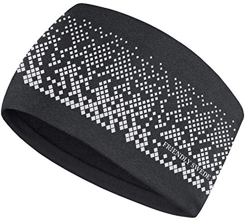 The Friendly Swede Stirnband - Kopfband, Headband für optimalen Ohrenschutz beim Jogging, Wandern, Skifahren und Motorrad Fahren - Stirnbänder für Damen und Herren das Winter und Herbst