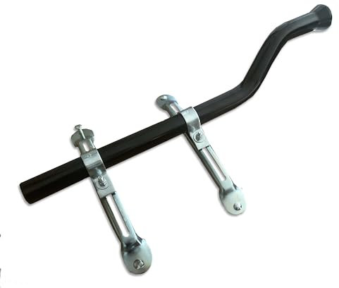 Kotflügel Tragrohr Halter gekröpft Ø42 / L750 mm Anhänger NFZ gekröpft mit Konsolen