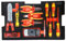 KS Tools, 716.0011, Module d'Outillage Electrique pour Boites de Transport SCM, 11 Pièces, Poids: 1,95 kg