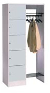 C+P Offene Garderobe Serie 8070, H1950xB960xT480mm