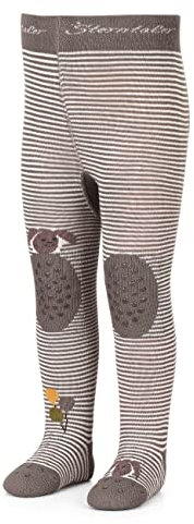 Sterntaler Unisex Baby Elefant Eddy Krabbelstrumpfhose, Grau, 80 EU