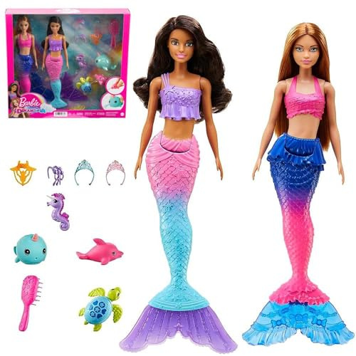 Mattel Barbie Dreamtopia Ocean Adventure Puppen und Zubehör