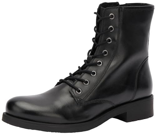 Geox D Rawelle, Stivale alla Caviglia, Nero, 40 EU