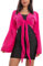 Toocool Bolero de mujer elegante manga ancha ceremonia bolero VB-10371, fucsia, Talla única
