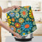 Poceacles Hippie Flowers Print Pressure Cookers Cover with Pocket Crock Pot Cover 6 QT Instant Cookers Kitchen Small Appliance Protective Cover, M