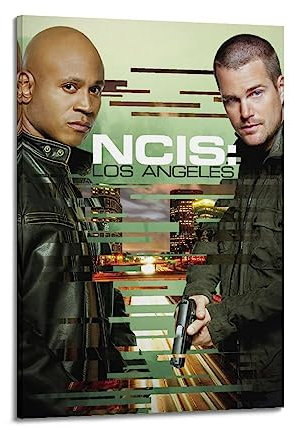 UMCHU Ncis Los Angeles Season 6 Poster Dekorative Malerei Leinwand Wandkunst Wohnzimmer Poster Schlafzimmer Malerei,Wandkunst Bilddruck Moderne Familienzimmer Dekor 20x30inch(50x75cm)