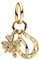 Lkwidi Charme Vierblättrige Klee-Hufeisen Charms-Anhänger 925 Sterling Silber Charm Bead Pendant für Europäische Armbänder und Halsketten