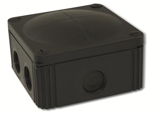 WISKA Kabelabzweigkasten COMBI 607 BK, IP66/67, Polypropylen, Wasserfest, Mit Installationshardware