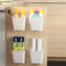 Nmgkokew 4 Piece Kitchen Cabinet Door Storage Box,Self Adhesive Wall Mounted Storage Box,Wardrobe/Bathroom/Refrigerator Small Items Organizer