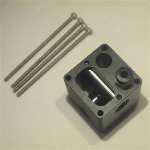 For Ultimaker 2 UM2 3D-Druckerteile Alle Metall-Aluminium-Legierung Druckkopf, for 1,75 mm Metall-Kreuzschlitten-Kit 6 mm (Size : Black color)