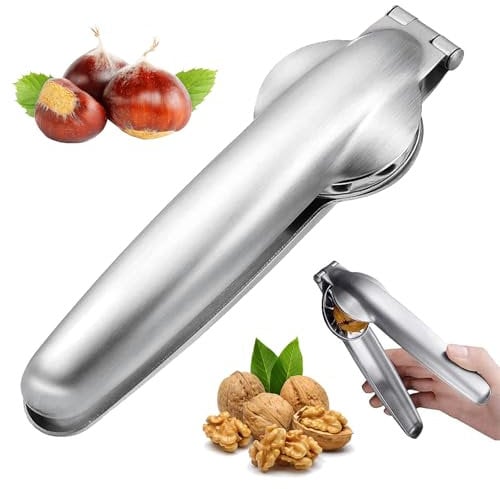 RCYHCY Kastanien Clip, Edelstahl Kastanien Schneider, 2 In 1 Maronen Schneider, Maronizange, Kastanienöffner, Chestnut Cutter, Esskastanien Schneider für Walnüsse Trockenobst Kastanien