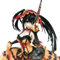 REOZIGN Tokisaki Kurumi mit Figuren auf Uhr, Datum A Live Figur 22 cm PVC Anime Collection Figur zum Sammeln Dekoration Handwerk Geschenk