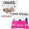 Merclix Oma Geschenk Geburtstag Kissenbezug 45x45 mit 3 Tasche Sinnvolle Geschenke für Oma Geschenk Oma Weihnachten Geschenk für Oma von Enkel Muttertagsgeschenk Für Oma Geschenk Muttertag Oma Lustig