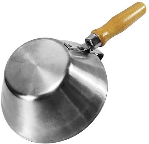 Seau de chantier de chantier de chantier de chantier seau antichute seau de mélange récipient de stockage avec poignée en bois