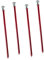 GOOHOCHY 4er Set Aluminium Zeltheringe Leichte Camping Heringe Für Outdoor Beach Und Schnee Robuste Zeltst Stakes Für Sicheres Befestigen Von Zelten Und Markisen
