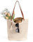 CorkAllin Sommer Häkeltasche Strandtasche für Damen, Boho Gehäkelt Umhängetasche Sommer Netzstoff Strandtasche, Handgewebte Tasche für Einkaufen Urlaub Reisen Alltag (Beige)