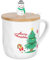 UTHCLO 1set Tazza Di Ceramica Natalizia Con Design Creativo Di Babbo Natale e Albero Di Natale Perfetta Per Latte Per Festività