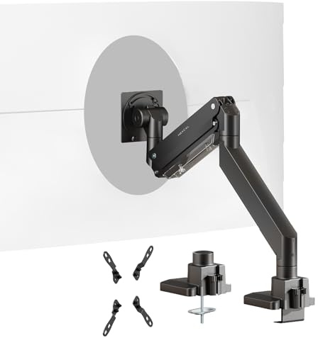 Hexcal Heavy Duty Monitor Arm for Ultrawide Flat Screen and Curved Display Mount