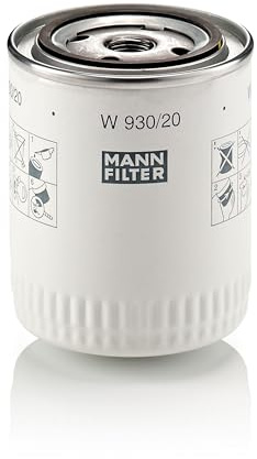 MANN-FILTER W 930/20 Oil Filter - for Cars + Transporters | For Passenger Cars, Highest Filtration Performance, Engine Protection, High Quality Sealing, True OE Engineering
