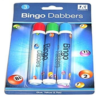 Anker International Stationary Bingo Dabber Pen (3 Stück), Rot