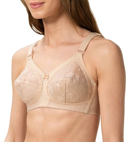 Triumph Womens Doreen X Non-wired Bra, Beige, 42E UK