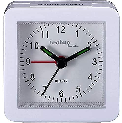 Technoline Quarzwecker Model SC, weiß, analog, klassisch