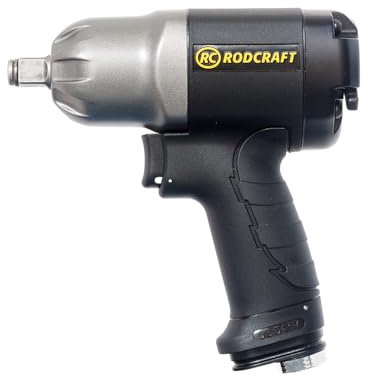 Rodcraft RC2267 Druckluft Schlagschrauber - Vierkant 1/2 Zoll, max. Lösemoment 1150 Nm, 10200 U/min, DUOPACT Schlagwerk, ideal für KFZ-Werkstatt und Reifenwechsel bei PKW