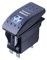 Mintice Vehículo 12V 20A LED Azul Interruptor de Palanca Basculante Luz Impermeable Interruptor Botón Pulsador Conmutador Coche 5 Pines Zombie Light