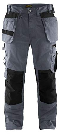 Blakläder 155518609499D92 Handwerker Bundhose Größe in Grau/Schwarz, D92