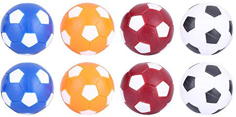 Dilwe Foosball Bälle, 8 Stück Mini Soccer Balls Tischfußball Foosballs für Table Soccer Game