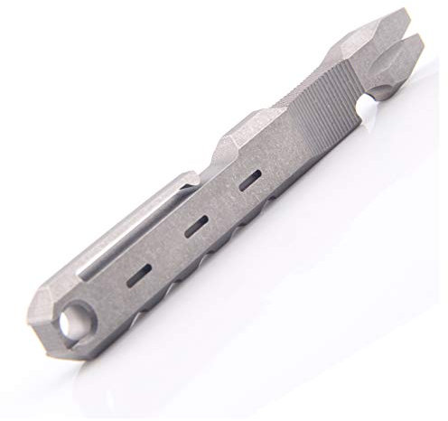 Hamans Titan-Hebelbügel-Nagelabzieher, für den Außenbereich, mit Taschenclip, groß, strapazierfähig, EDC-Multifunktionswerkzeug, Grau