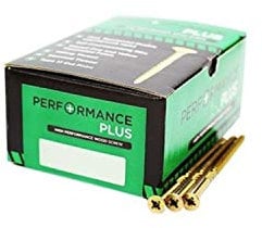 Wood Screws High Performance Plus 6.0 x 150mm Qty 100 1 Poz Bit Free