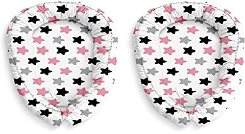 Multifunktionale Kuschelnest Babynest Kokon für Babys und Säuglinge, Nestchen, Reisebett, 100% Baumwolle, antiallergisch