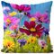 VOID Sommerblumenfeld Kissenbezug Kissenhülle Sofakissen Kissen Deko Ostern Outdoor-Kissen Dekokissen, Kissen Größe:50 x 50 cm