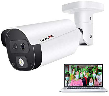 Infrared Temperature Camera, Multi-Person Thermal Imaging Camera, High Speed Dual Vision Fever Screening Camera, Temperature Scanner for School, Station, Company