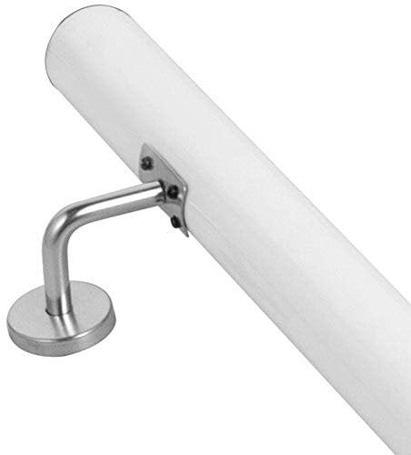 JLXJ Handlauf Geländer Treppengeländer Holz Handlauf, Weiß rutschfest Sicherheitsstufe Loft Geländer, Zuhause Gegen Die Wand Indoor Loft Ältere Menschen Support Bar für Kindergarten Hospital