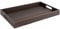 Home Redefined Modern 18x12 Inch Rectangle Brown Snake Faux Leather Decorative Tray Serving Tray with Handles Ottoman Coffee Table Dresser Living Room Kitchen Tray by Home