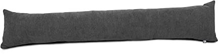 rucomfy Fabric-Filled Heavy Door Draught Excluder - Under Door Seal Energy Saving Draft Blocker Weather Proof Guard - Made from Recycled Plastic - Noise Reduction - 88cm x 18cm x 15cm - (Charcoal)