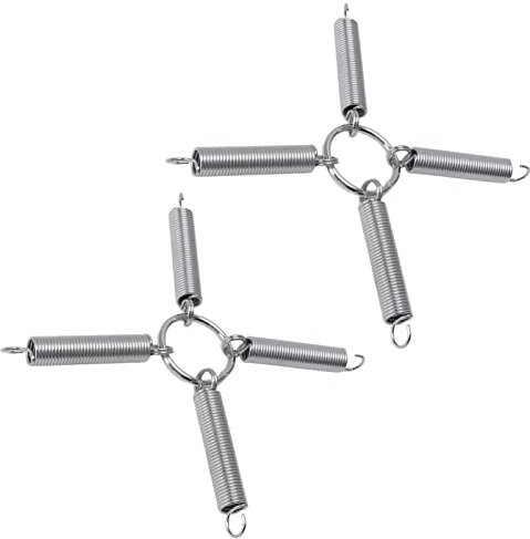 Focket Kettenspanner, 2 Stück Hochleistungs Edelstahl Feder Reifenkettenspanner, 23cm/9,1 Zoll, langlebiger, sicherer Reifenkettenspanner für Gartentraktoren, Reiter, Schneefräsen