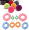 XIAOBAN 8 stücke Wolle Ball Maker Gestrickte Werkzeuge Garn Pompon Wolle Plüsch Ball Set Flusen Wolle Produktion Werkzeuge Pompons Ball Ball