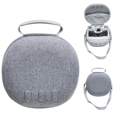 JOYTORN Carrying Case Compatible with Meta Quest 3,Protector Travel Case for VR3 Official Gaming Headset and Touch Controllers,Batteries(Not Fit for Official Elite Strap)