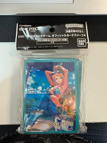 One Piece Trading Card Game Assortment 4 Nami Card Sleeves [70 Sleeves]
